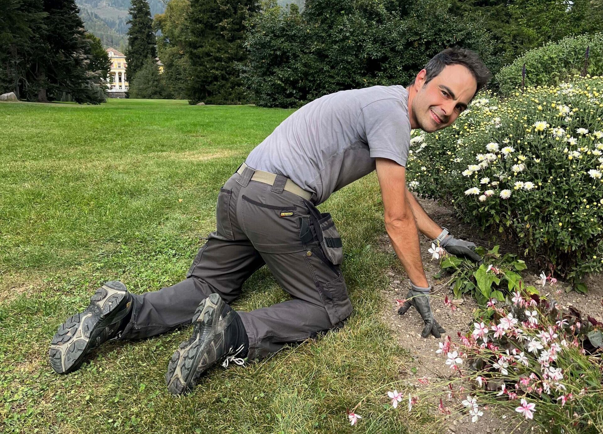 Michele Grieco il giardiniere del parco asburgico di Levico